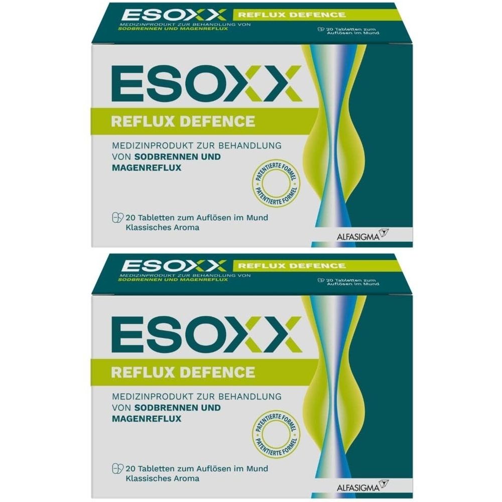Esoxx Reflux Defence Kautabletten 2x 2x20 St
