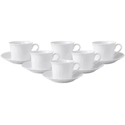 Villeroy & Boch, Tasse, Cappuccino mit Untertasse Cellini (350 ml, 6x)