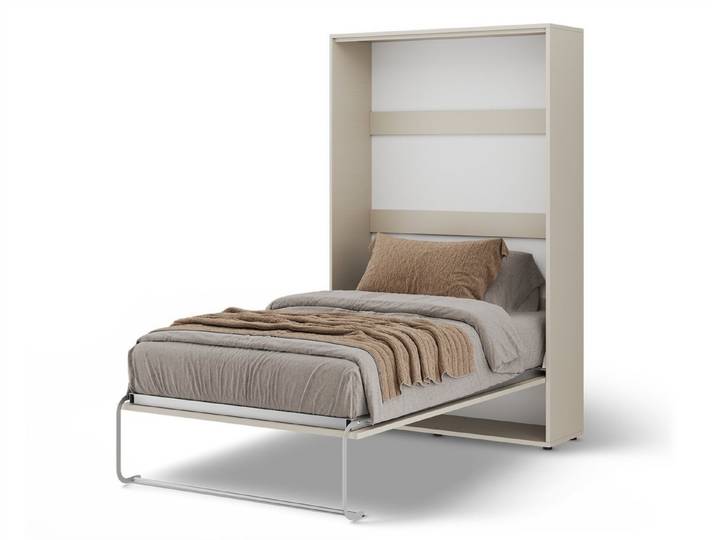 Fun Möbel Schrankbett Wandklappbett Gästebett GRITT Schrankgriff: Metall