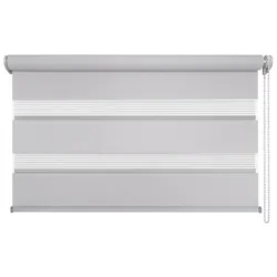 Doppelrollo KLEMMFIX JUST grau (BH 70x160 cm) - grau - BH 70x160 cm