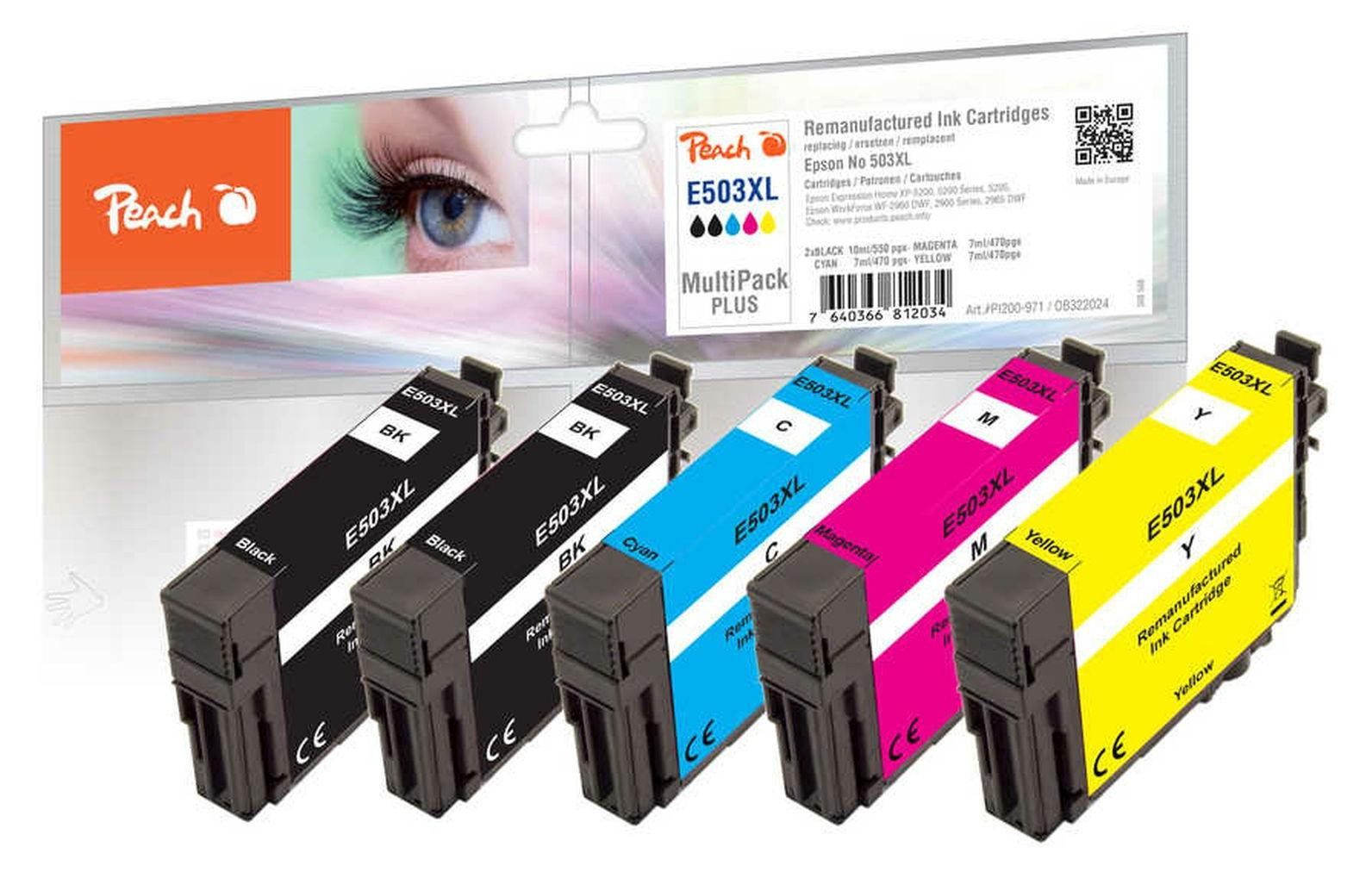 Peach PI200-971 inktcartridges multipack compatibel met Epson model 503XL