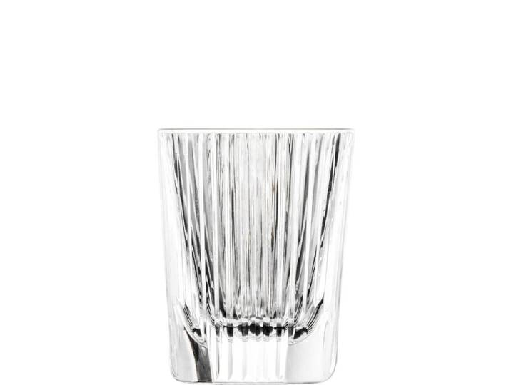 Lot de 4 verres à shot cristallin transparent - 6 cl
