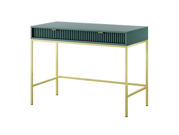 Console coloris vert et doré 104 x 50 x 77 cm