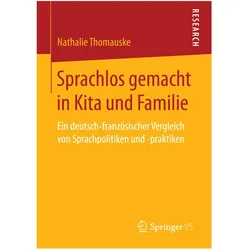 Sprachlos gemacht in Kita und Familie, Fachbücher von Nathalie Thomauske