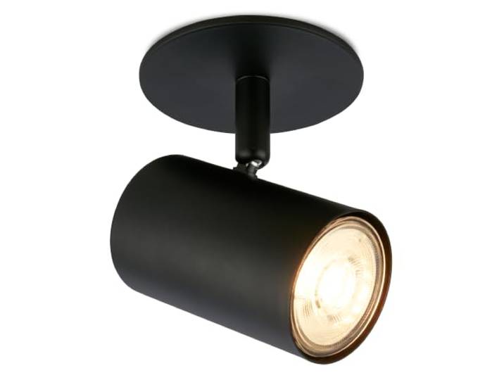 BRILONER - LED Aufbauspot, GU10, Schwenkbar, IP20, Einbaumaß 68mm, Schwarz