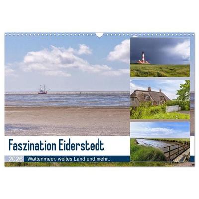 Faszination Eiderstedt (Wandkalender 2026 DIN A3 quer), CALVENDO Monatskalender