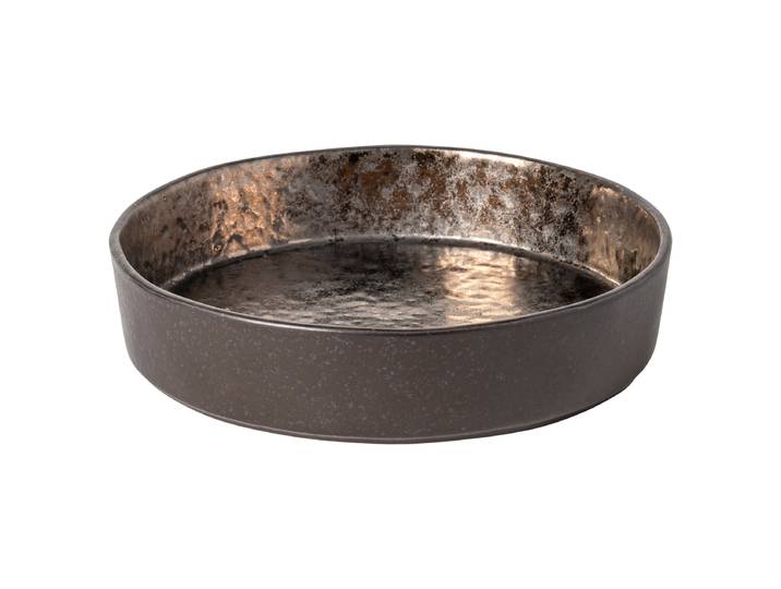 Suppenteller 6er Set Ø 20cm Metall/Dunkelbraun