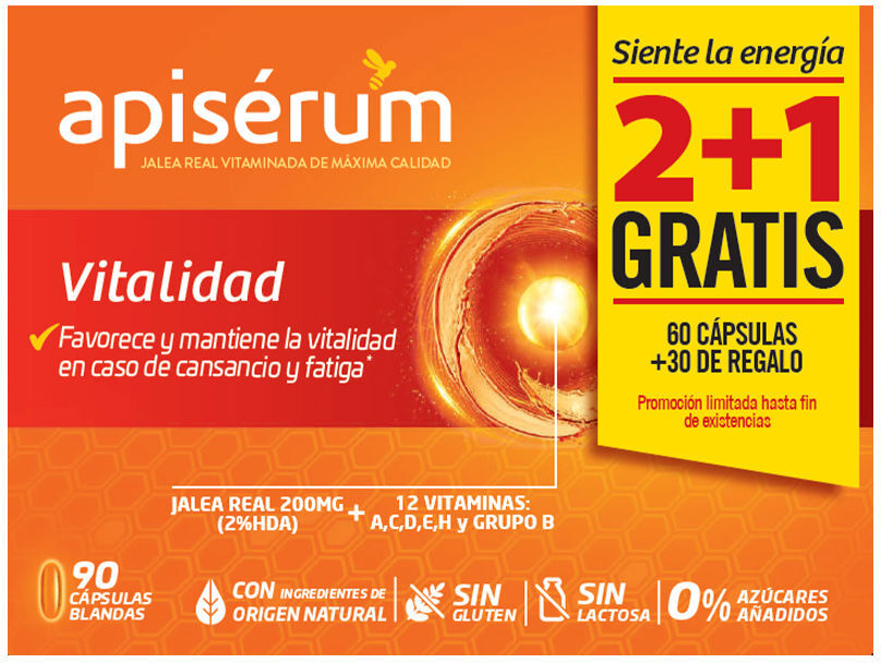 Apiserum Apisérum Vitalidad 90 cápsulas