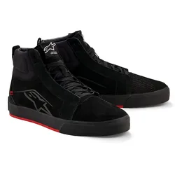 Alpinestars Ride-63 Leather, Schuhe - Schwarz/Hellrot - 6 US