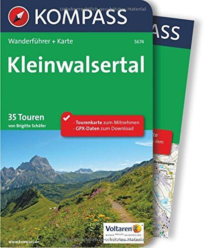 Brigitte Schäfer - Kleinwalsertal: Wanderführer mit Extra-Tourenkarte, 35 Touren, GPX-Daten zum Download (KOMPASS-Wanderführer, Band 5674) - Preis vom 09.10.2026 07:28:09 h