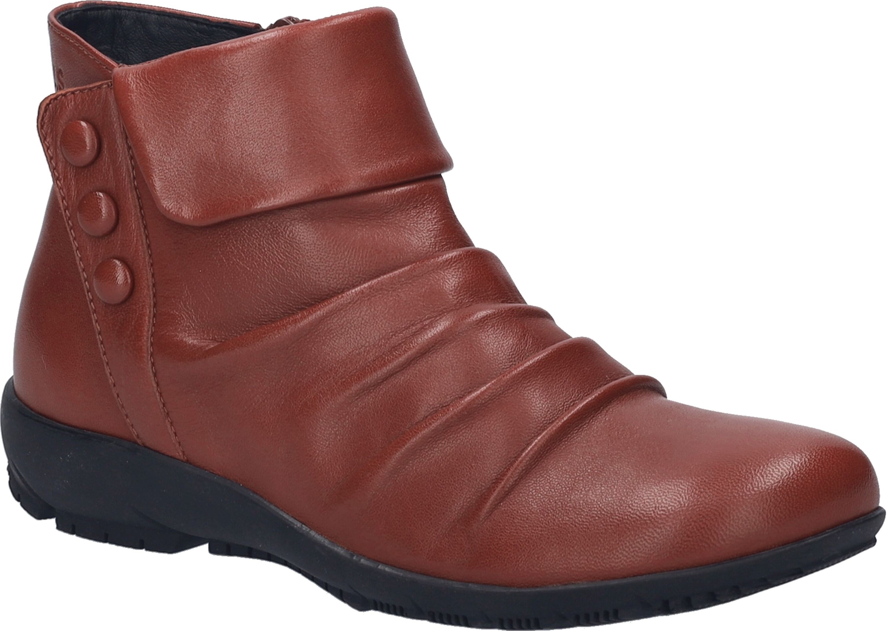 Stiefelette JOSEF SEIBEL "Charlotte 14, rubin", Damen, Gr. 38, rot (rubin), Obermaterial: 100% Rindsleder Leather cow., Schuhe Stiefelette