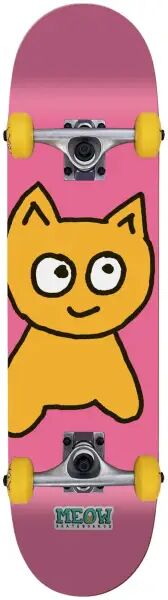 Meow Skateboards Skateboard Bambini Meow Big Cat Soft Top (7.25" - Rosa) taglia 7.25"