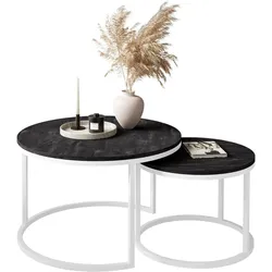 COUCHTISCH 2-in-1 CIRI dunkler Beton