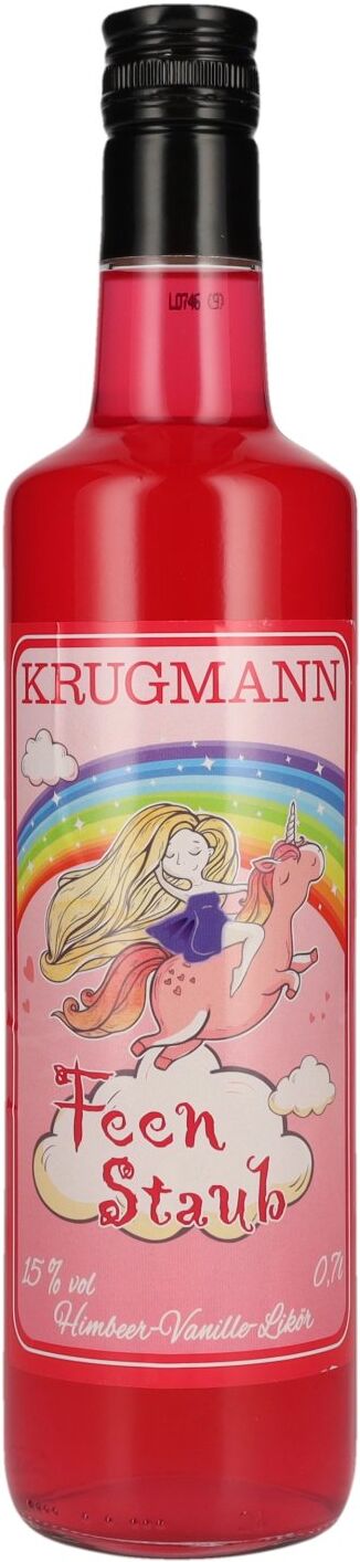 Krugmann FEEN STAUB Himbeer-Vanille-Likör 15% Vol. 0,7l