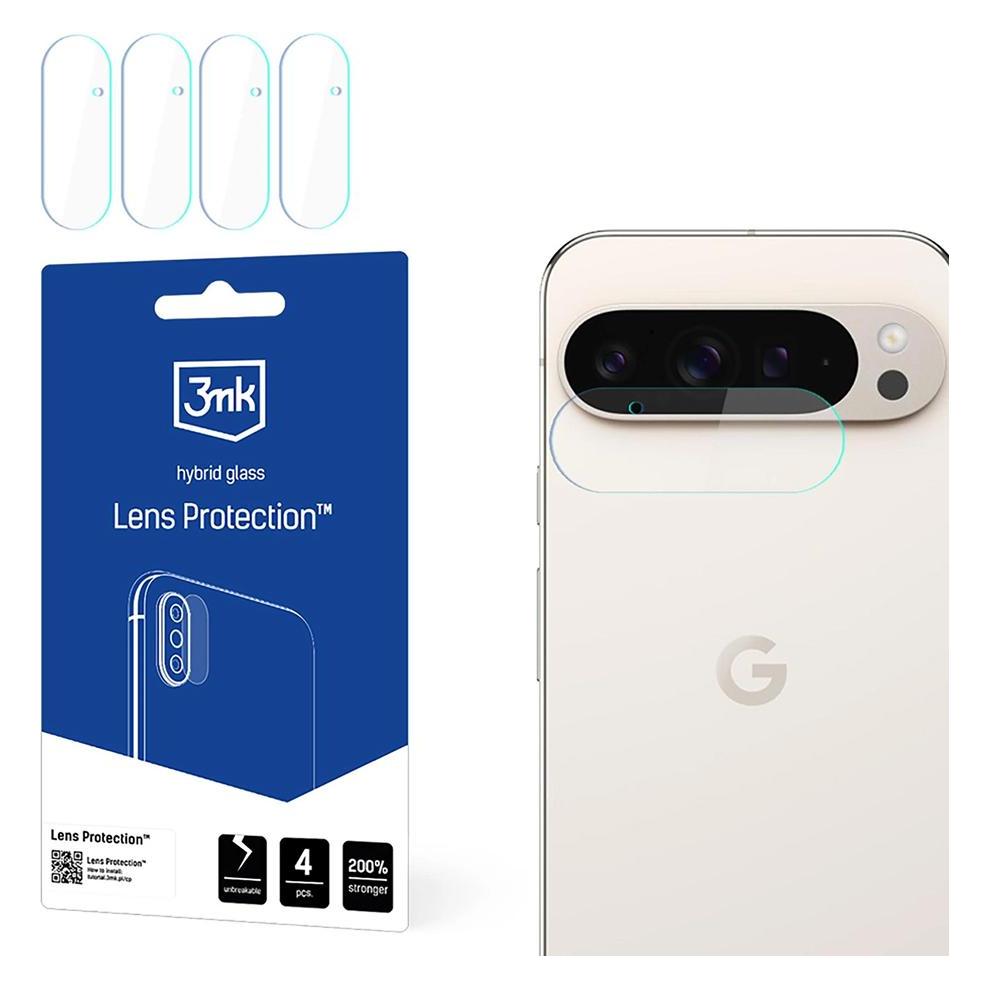 3MK Hybrid Glass for Camera Lens Lens Protection for Google Pixel 9 Pro XL (4 Stk., Google Pixel 9 Pro XL) (W-3LenProt-GPX9X-0)