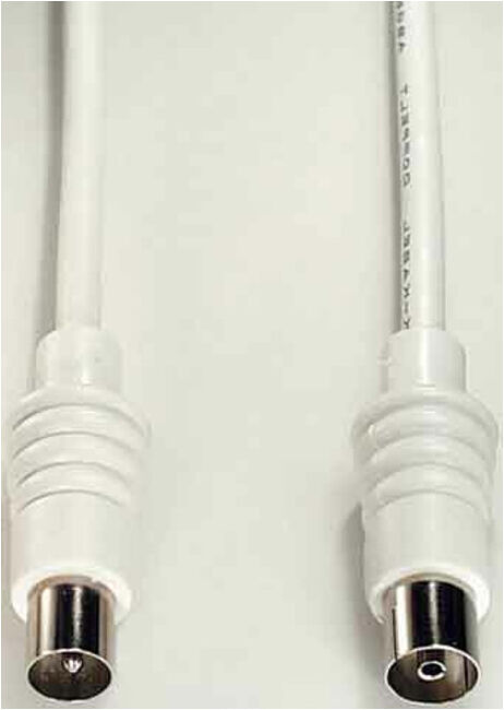E+P Elektrik Câble d’antenne blanc 10m HFA10 (8738061)