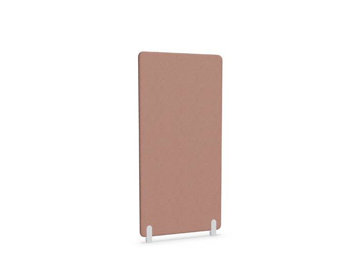 Trennwand Mdd Sonic 80x165 cm, Distanzfüsse, Rosa/Weiss, Neu