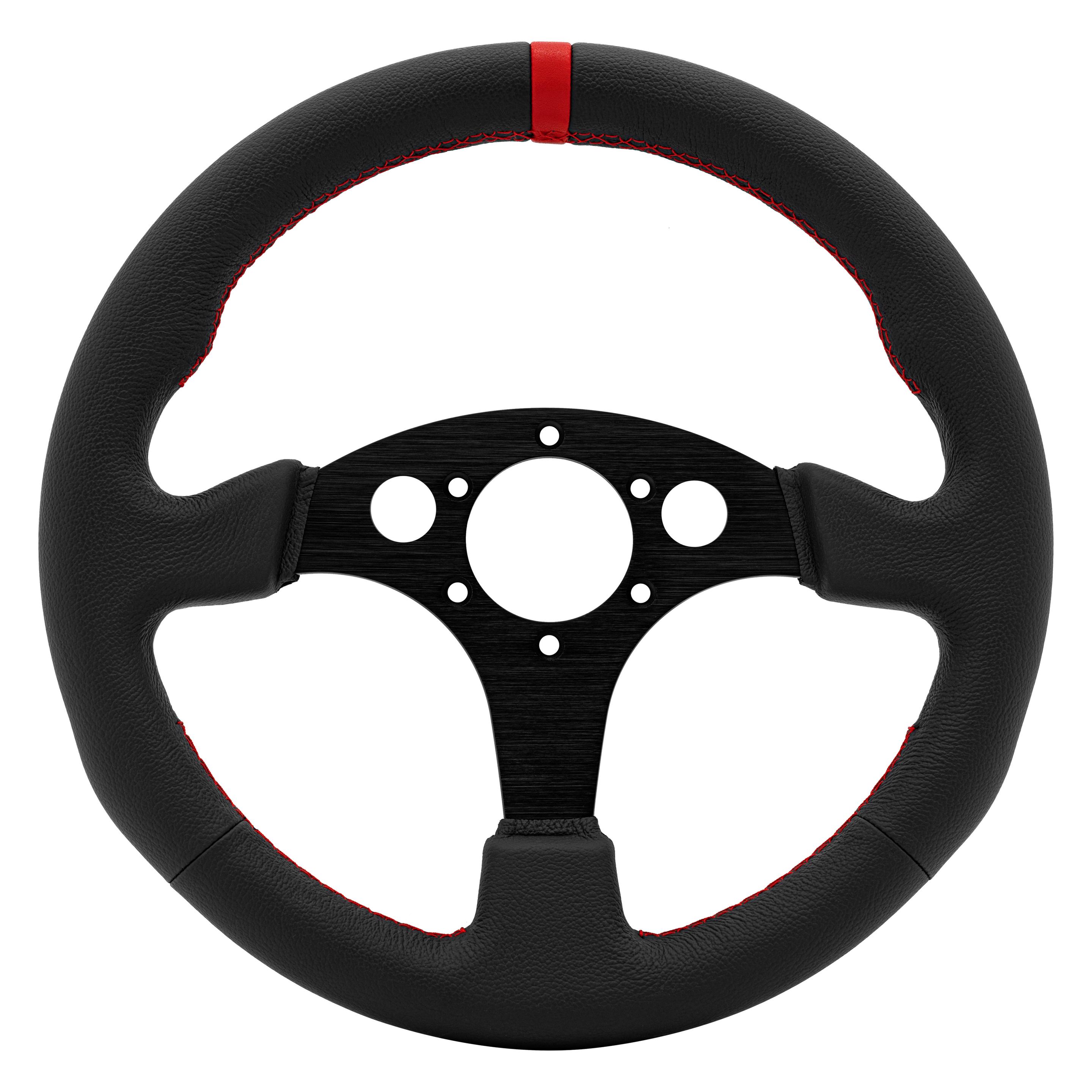 Simagic P-330R Lenkrad w/o Hub (K), 330mm - Leder (PC) (P-330R(K)(LEATHER))
