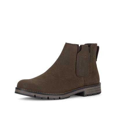 Chelseaboots GABOR "Chelsea Boot", Herren, Gr. 46,5, braun, Schuhe Chelseaboots