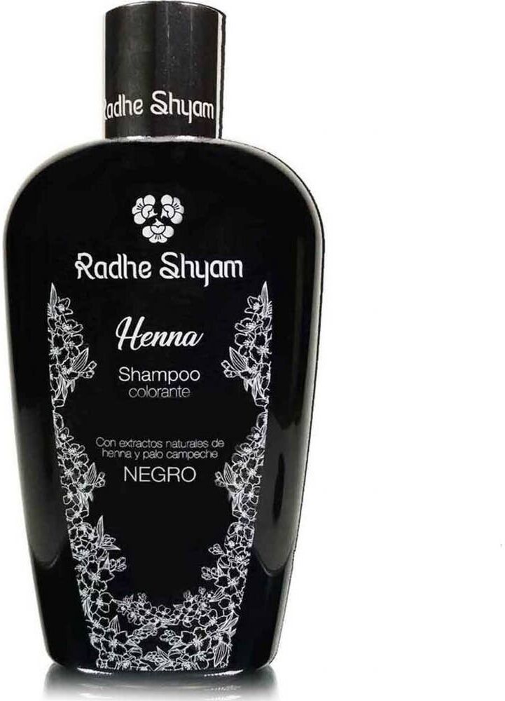 Radhe Shyam Champú Henna Color Negro 400ml