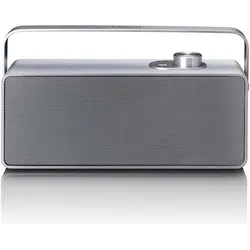 Lenco Kabelloser TV-Lautsprecher mit Dockingstation zum Aufladen (1 Stk., 10 W), HiFi + Heimkino Lautsprecher, Silber