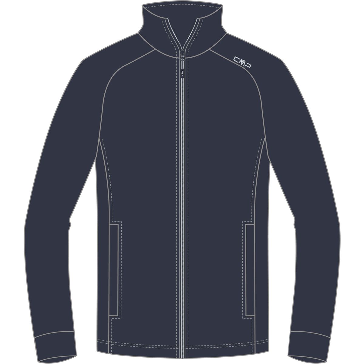 CMP MAN Fleece Jacket antracite (U423) 46 34G6407-U423-46