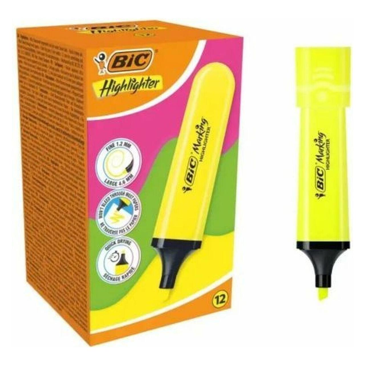 Bic Textmarker gelb neon (12 Stk) (12x) (52382507)