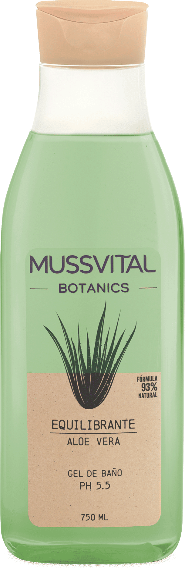 Mussvital Botanics Aloe Vera Badegel 750 ml