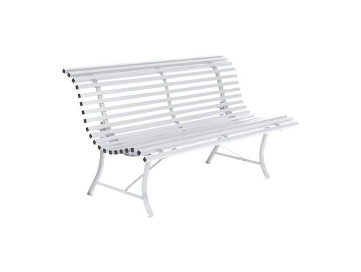 Fermob Louisiane Gartenbank 150cm Stahl Weiß