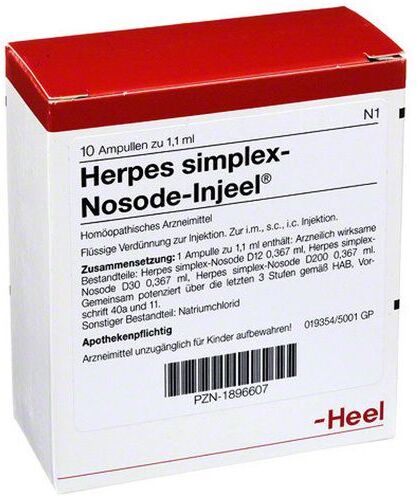 Heel Herpes Simplex Nosode Injeel Ampullen 10 St