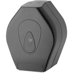 PlastiQline Großrollenspender MINI - Toilettenpapierspender - schwarz - blau
