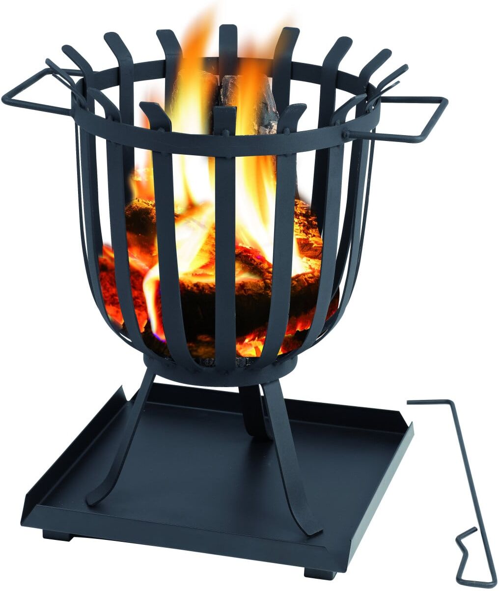 Tepro Garten Tepro Feuerkorb Brentwood 41,7 x 47,5 x 35 cm, schwarz
