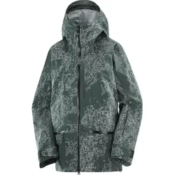 Salomon ABSOLUTE 3L Skijacke Damen | Gr. M | grün - grün