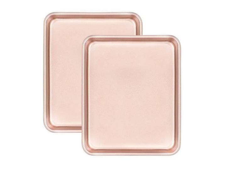 LuxusKollektion Backblech Backblech Rechteckig 2er Set, Metall, (2-St)