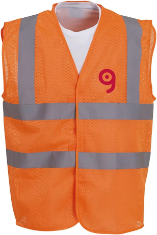 Gilet Alta Visibilità Fluo Mesh Personalizzate o neutre Yoko