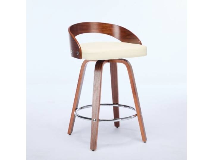 Lot de2tabourets de bar pivotants hauteur bar avec dossierbas chaises de bar en bois avec assise rembourrée hauteur TABOURET DE BAR