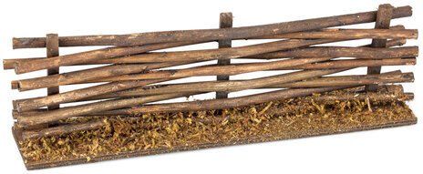 Zaun aus Holz, 20 x 4,5 x 6,5 cm