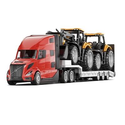 Siku 1785 - Volvo VNL 860 mit JCB Traktoren, 230x34x55mm