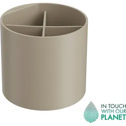 hansgrohe WallStoris Planet Edition Becher, D 129mm, mit Trennwand, Sand recycelt, 28916210