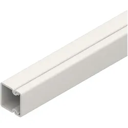 2x HKL, Kabelschutz + Kabelführung, Kabel Elektro Kanal 40x60mm inkl. Halteklammern *reinweiss* 12 Stück (Kabelkanal, 200 cm)