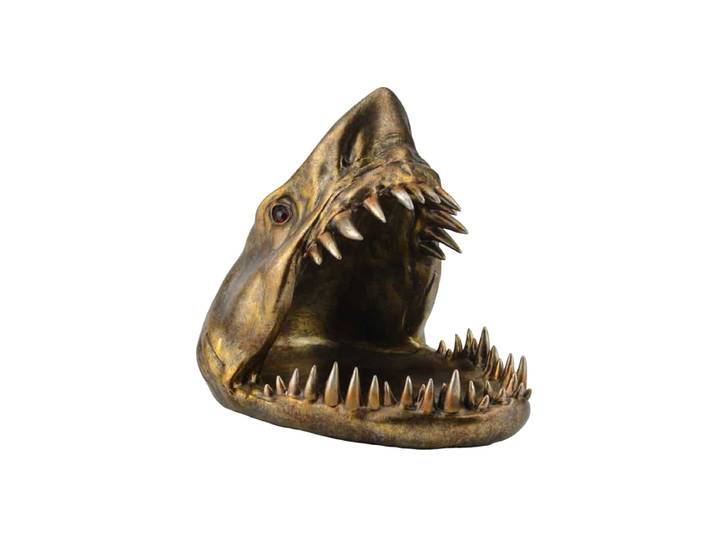 Design Dekorationsobjekt & Schale „Shark“ Bronze Invicta Interiors