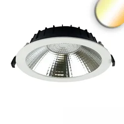 ISOLED LED Downlight REFLEKTOR COLORSWITCH, IP44, Ø 19cm, 12W 3000/4000/6000K 60°, 150lm/W, UGR<19, dimmbar ISO-116012