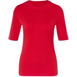 Tchibo - Basic Halbarmshirt - Damen - Gr. XL - rot