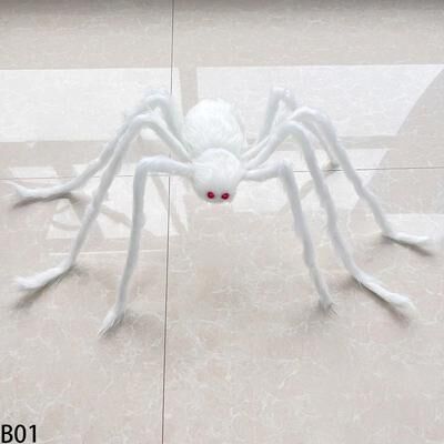 Uplift Picks Giant Black Plush Spider Halloween Decoration b 01 1 Pc