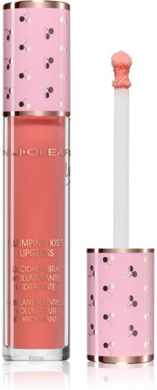 Naj Oleari Plumping Kiss Lip Gloss moisturising and plumping lip gloss shade 05 Peach Sorbet 6 ml