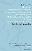 Friedrich Hölderlin - Friedrich Hölderlin. Sämtliche Werke, Briefe und Dokumente. 12 Bände: Sämtliche Werke, Briefe und Dokumente. Band 4: 1794-1795. Gedichte; Fragmente ... Entwürfe; Phaeton; Hyperion vorletzte Fassung - Preis vom 09.10.2026 07:28:09 h