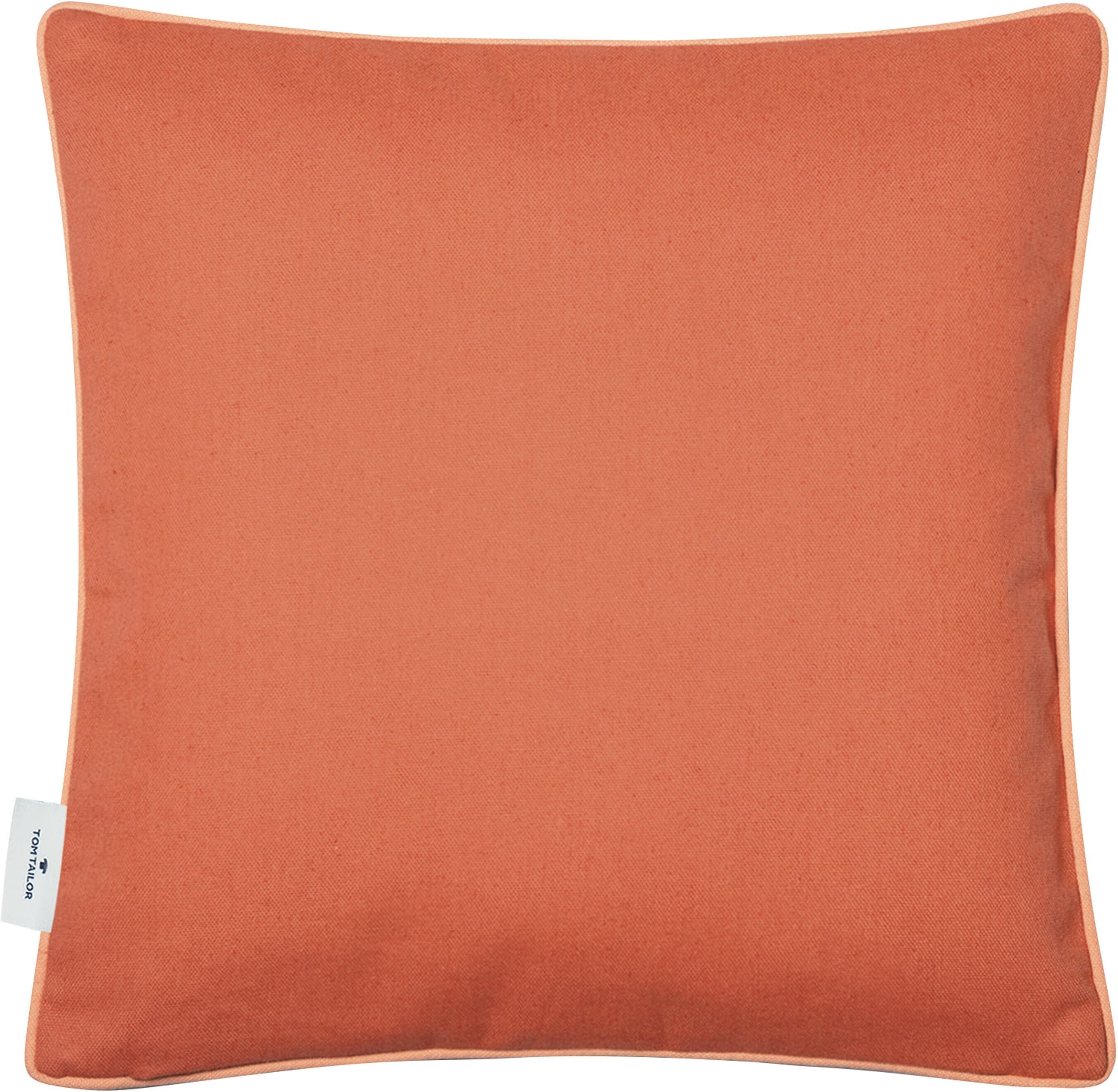 TOM TAILOR HOME "Dove Signature" mit Paspel, Kissenhülle ohne Füllung, 1 Stück
