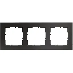 Legrand, Zubehör Schalterprogramm, Seano+ 3-fach Rahmen mit Echtmaterialoberfläche