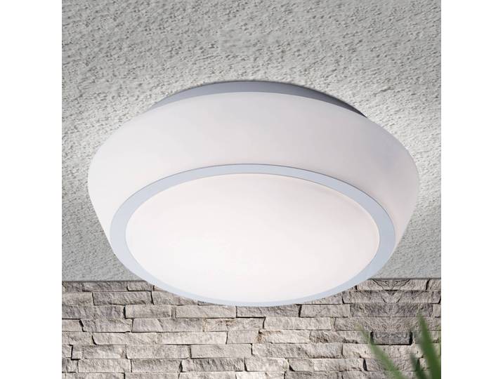 ORION Deckenlampe Pia, dimmbar, weiß / opal, für Badezimmer, Metall, Modern, Deckenlampe