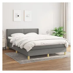 vidaXL, Boxspringbett, Mavonas (Flach mit Nägeln) (140 x 200 cm)